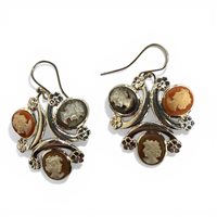 Pendientes Mandile 1922 Mujer Cammei  in Plata Conchiglia 2MORCM42